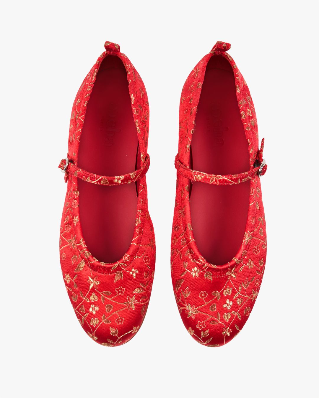 Ichi mary jane flower red