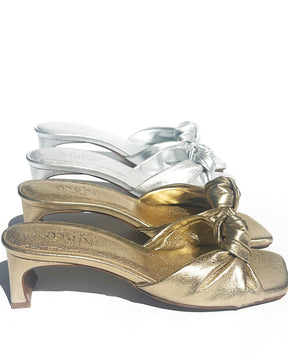 Sandalias knot silver