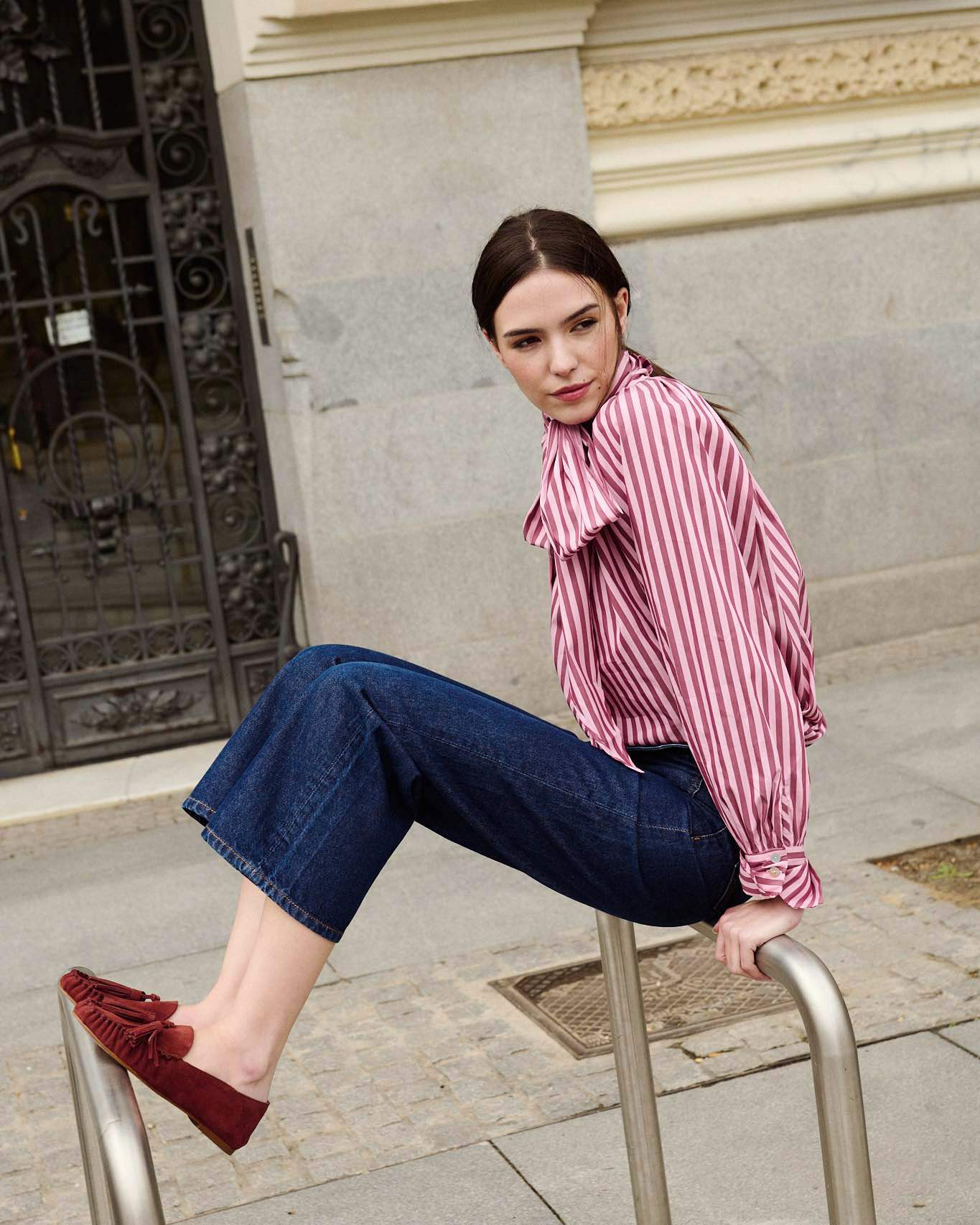 Aita burgundy serraje