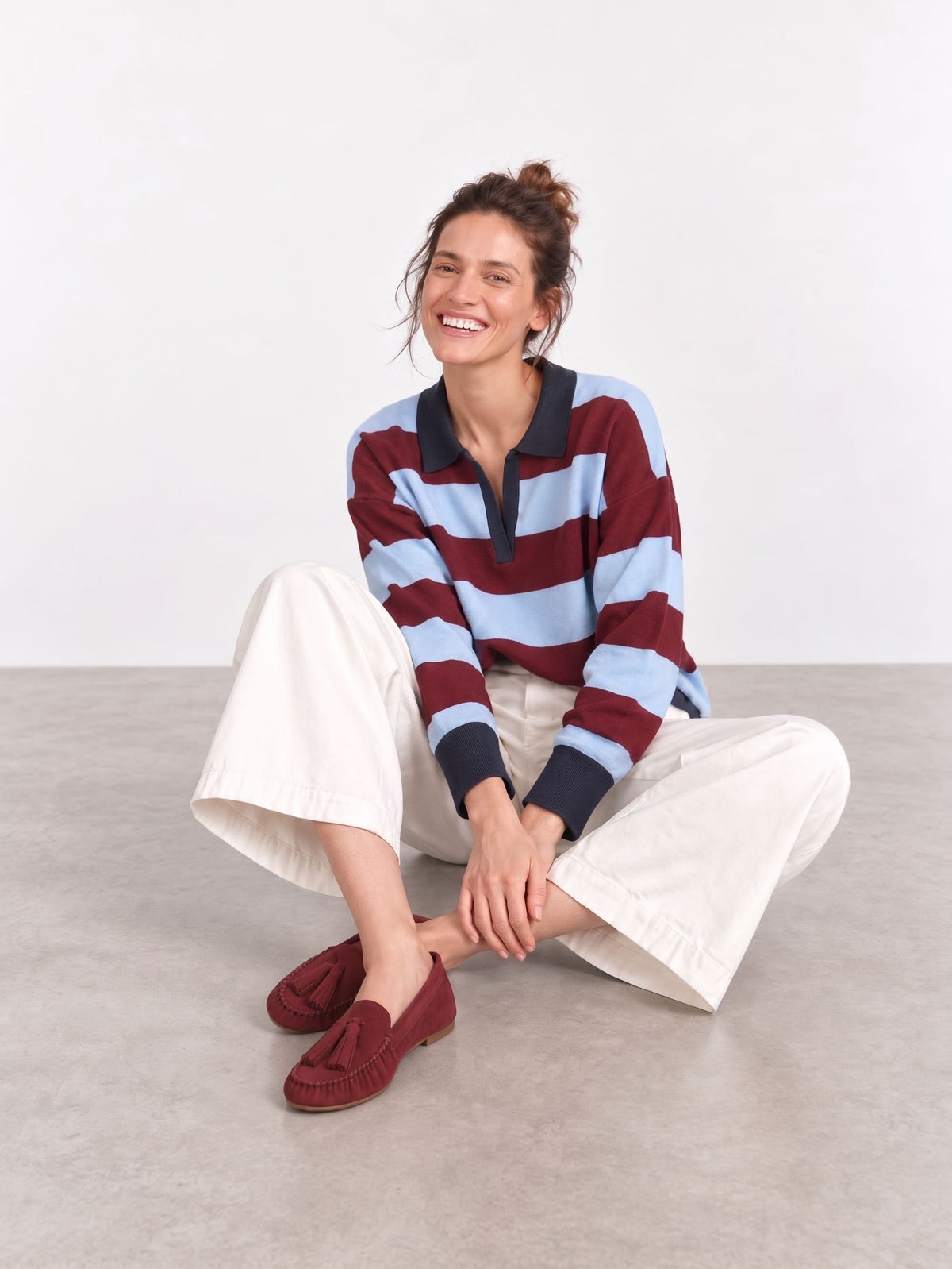 Aita burgundy serraje