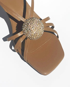 Disco camel sandals