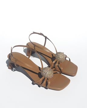 Disco camel sandals