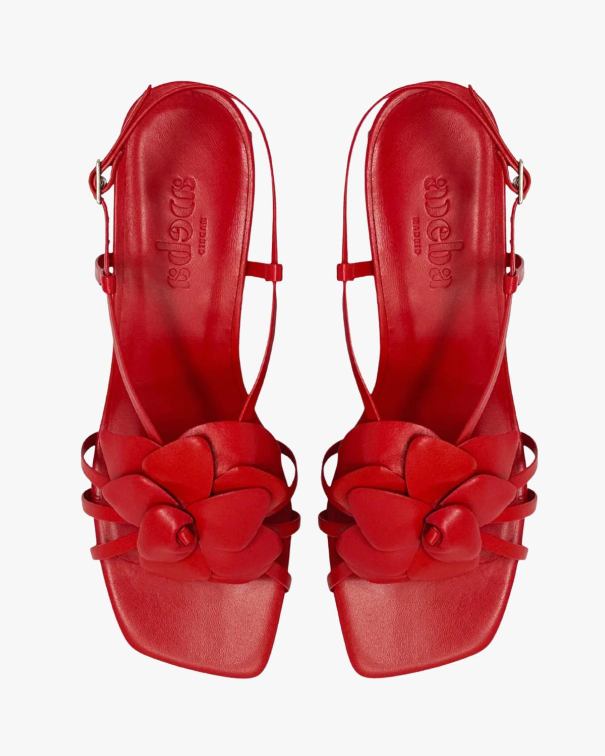 Sandalias Flor red