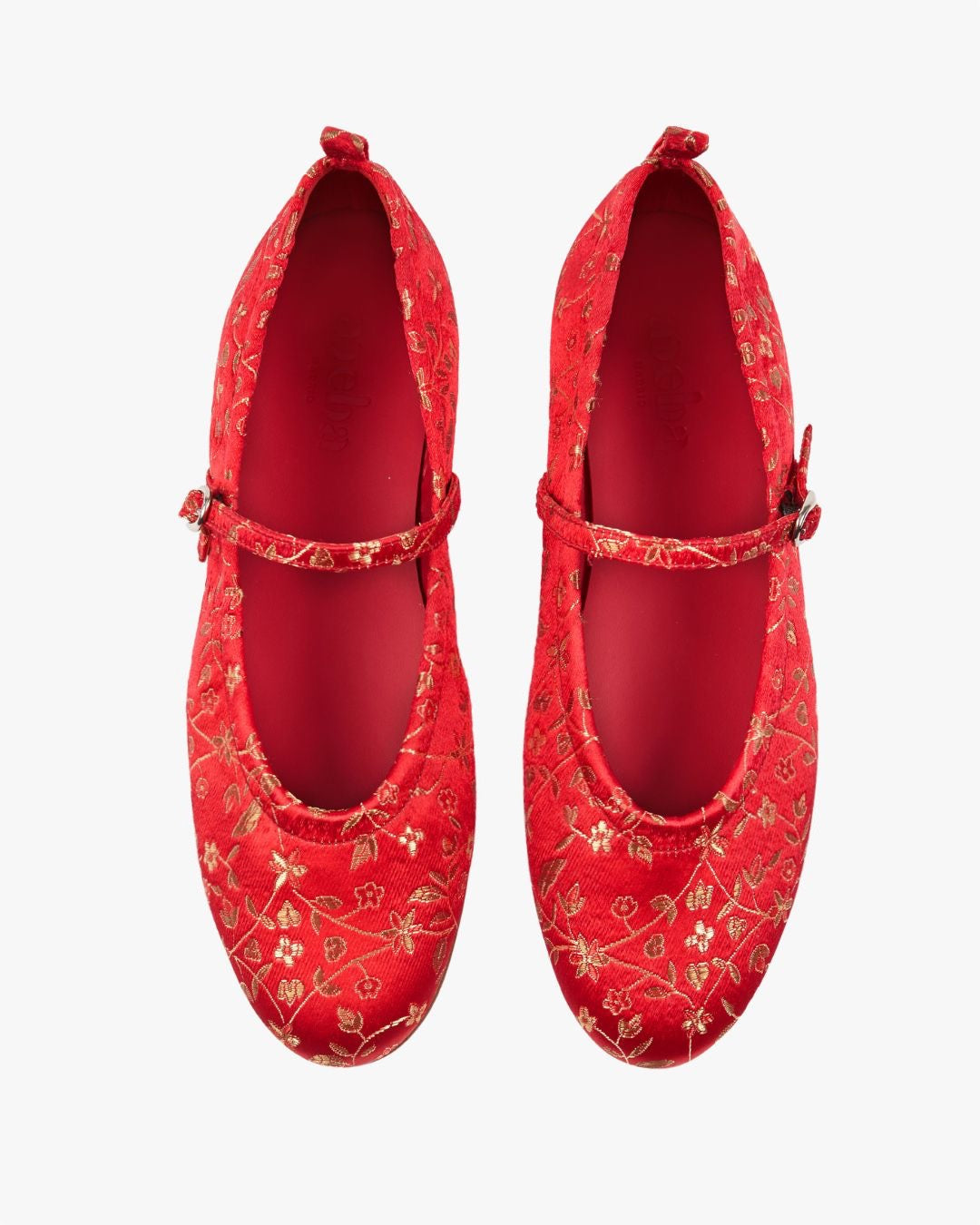 Ichi mary jane flower red