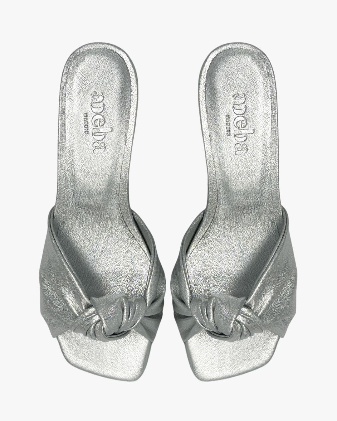 Sandalias knot silver