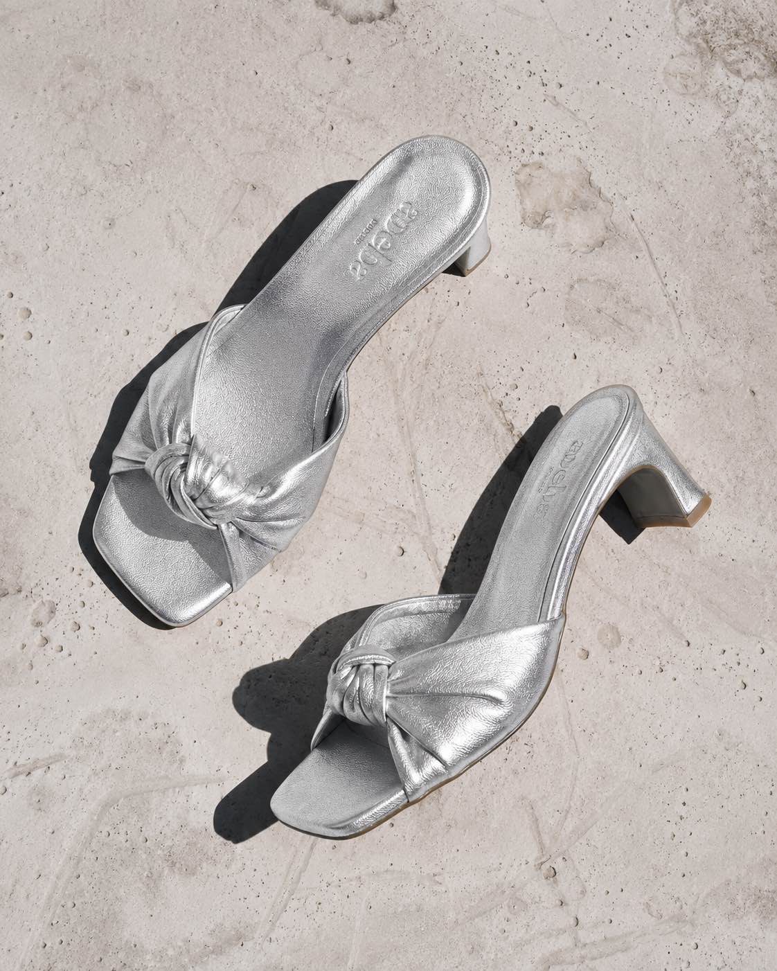 Sandalias knot silver