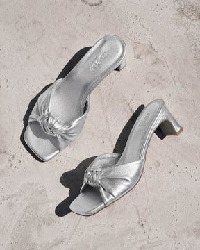 Sandalias knot silver
