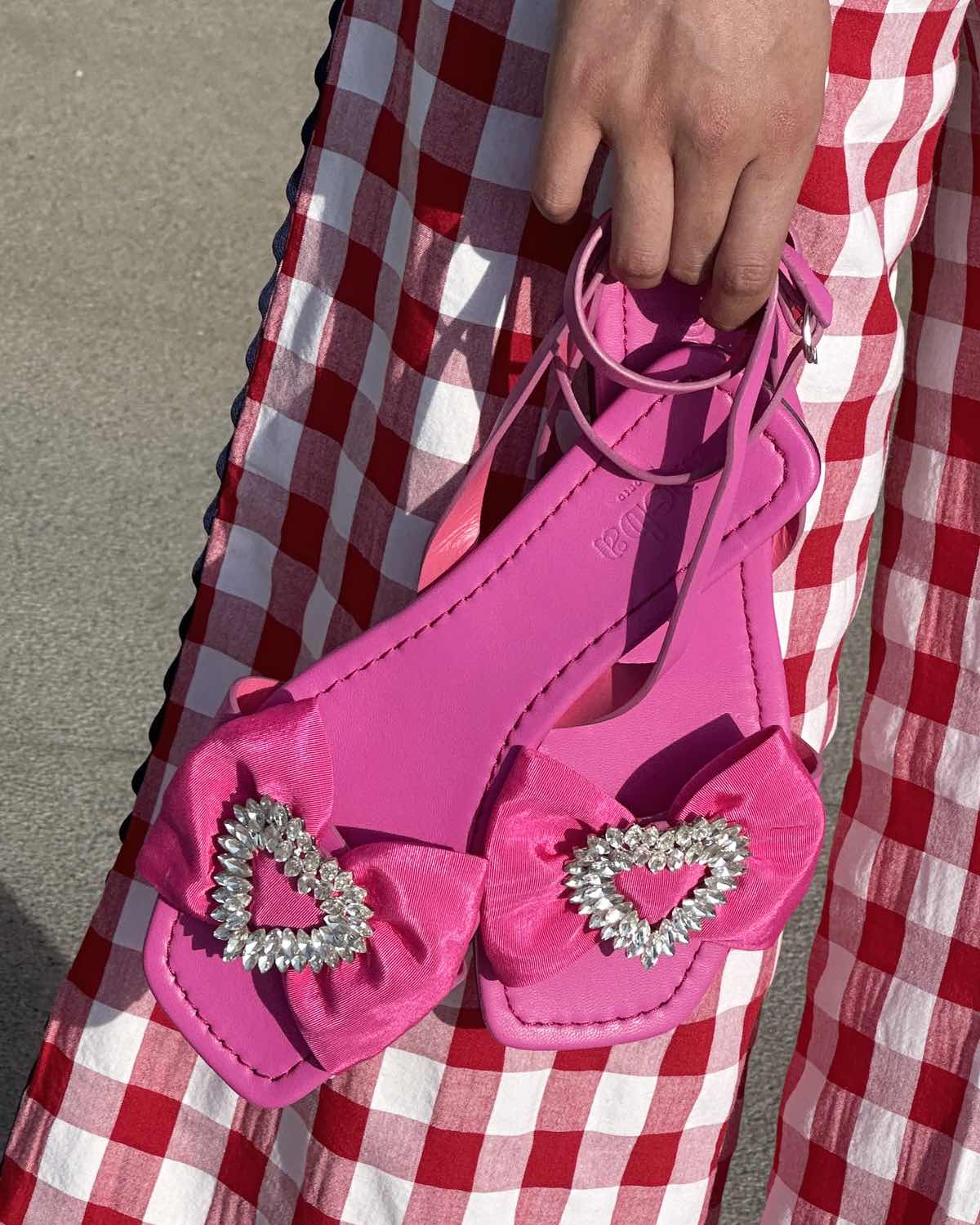 Love pink sandals