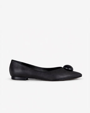 Bailarinas Matilda negras personalizables, detalle