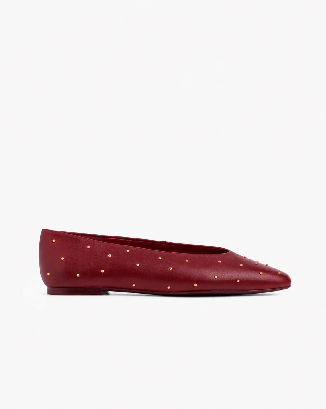 Moon stud burgundy