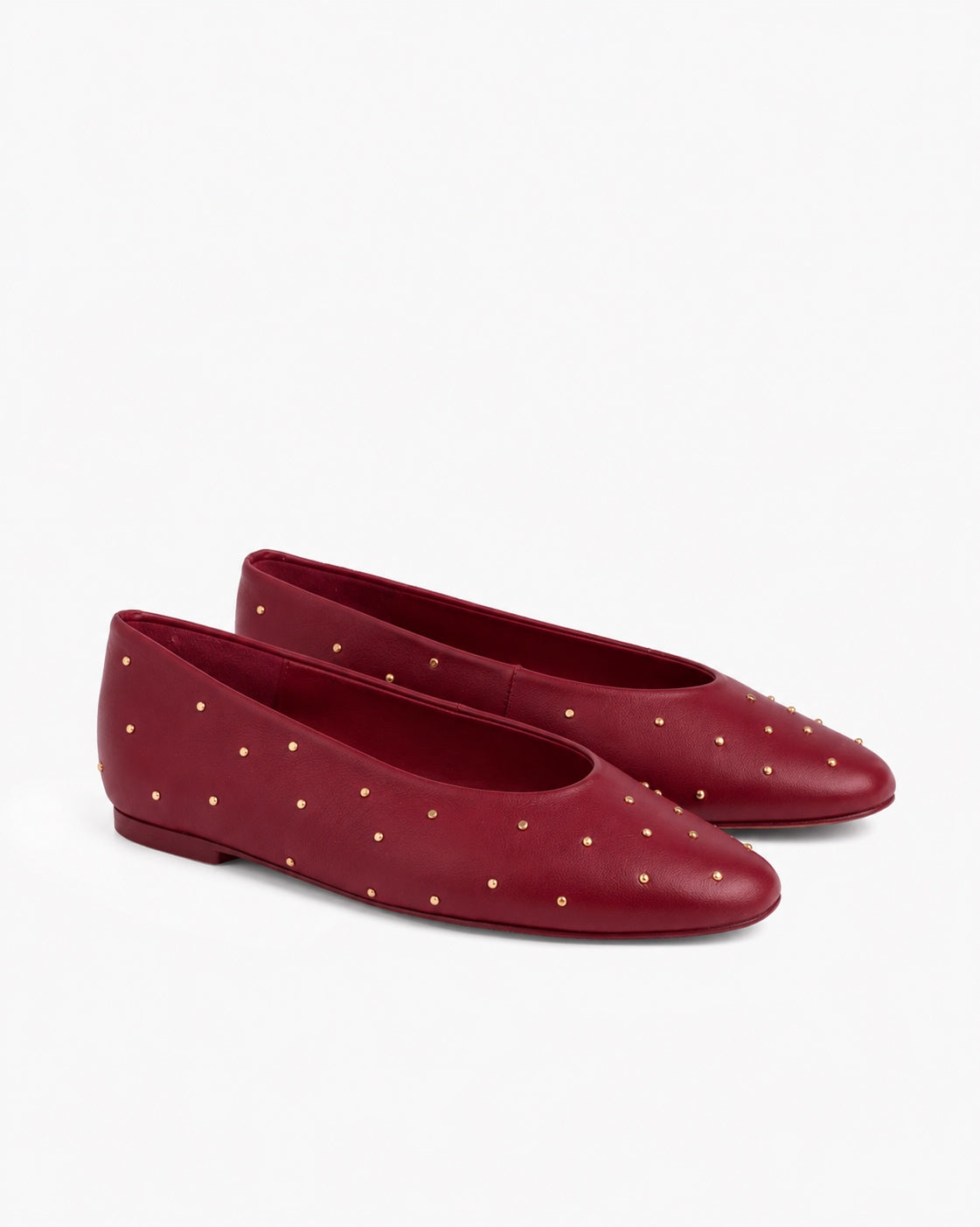 Moon stud burgundy