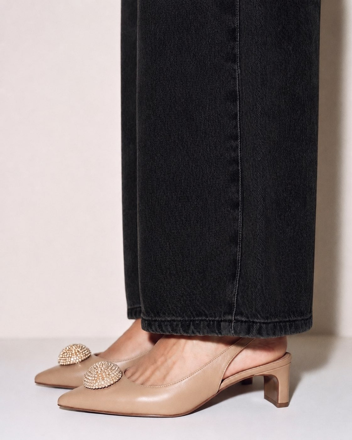 Zapatos Muse camel, vista frontal