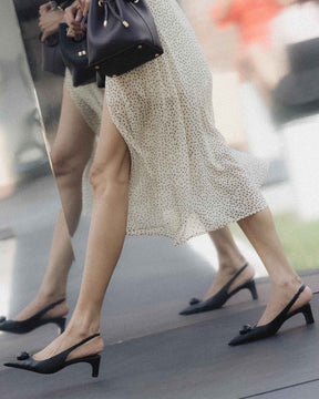 Zapatos negros de tacón Muse Matilda de ADEBA, otra vista