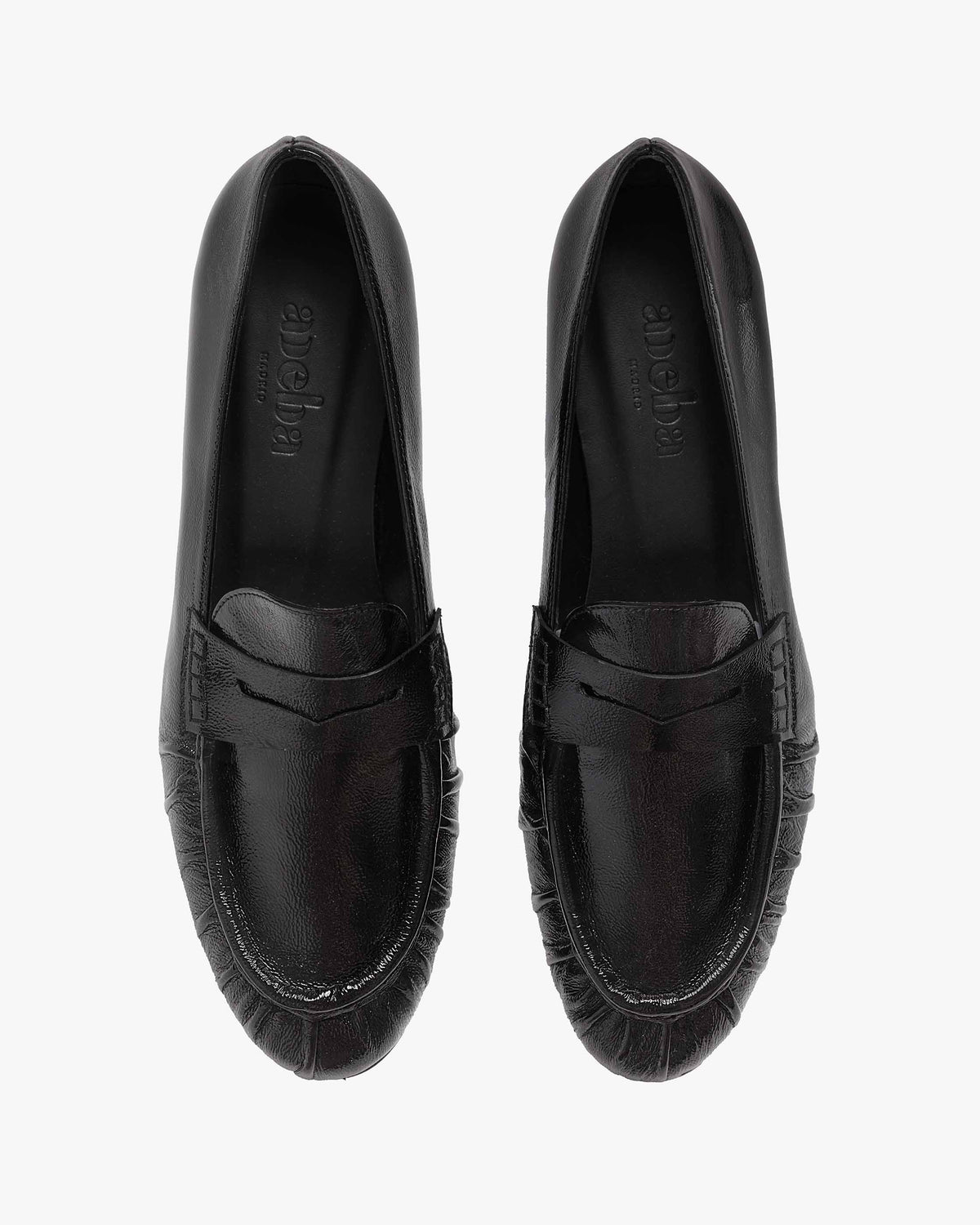 Mocasines Otto de charol negros, Adeba Madrid