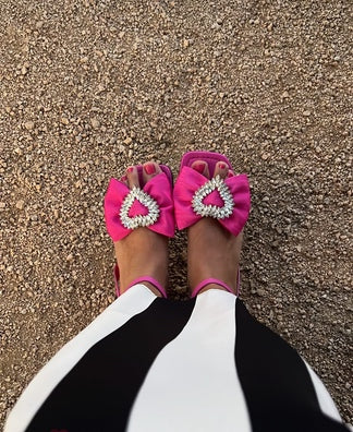 Love pink sandals